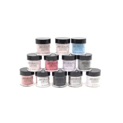 polvo acrilico pequeño de colores