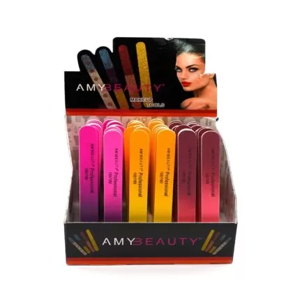 Lima Cartón de Colores Degradados para Uñas Makeup Tools Amy Beauty - Imagen 3