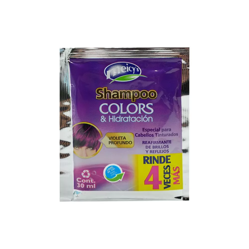 993197 SACHET SHAMPOO COLORS & HIDRATACION VIOLETA - MEICY´S - Imagen 1