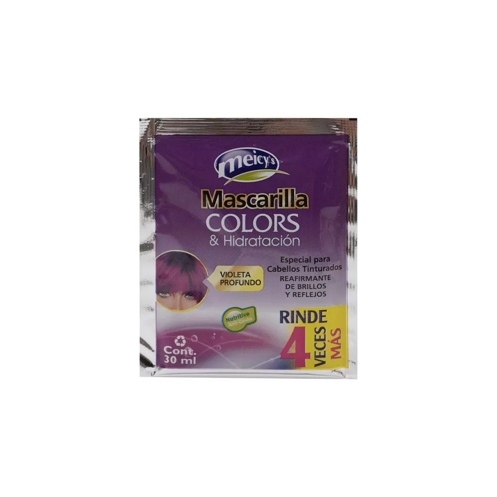 998093 SACHET MASCARILLA COLORS & HIDRATACION VIOLET - MEICY´S - Imagen 1