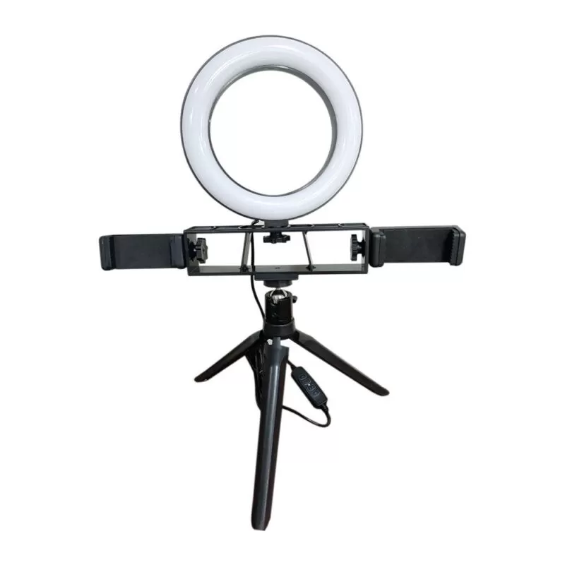 Aro de Luz con Doble Soporte P/Celular