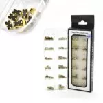 Apliques 026 Para Uñas Dorados Varios