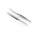 Pinzas para Aplicación de Pestañas Pelo a Pelo Amy Beauty