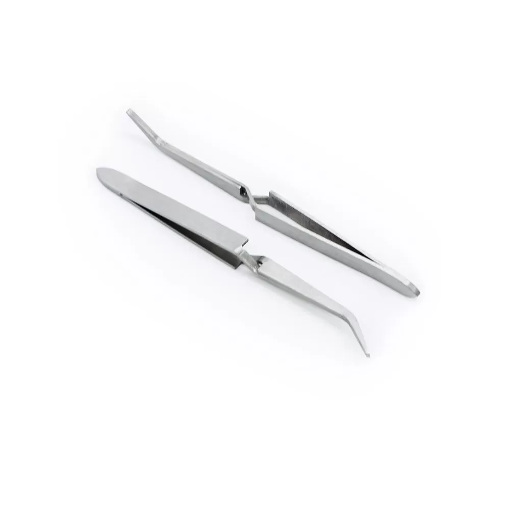 ZAR-15032-355 Pinzas para Aplicación de Pestañas Pelo a Pelo Amy Beauty