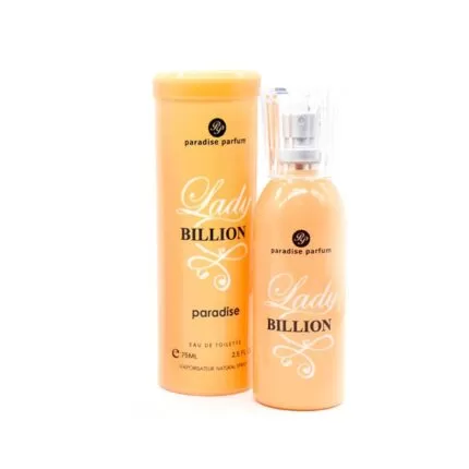 Perfume Paradise Lady Billion Tubo 75ml.