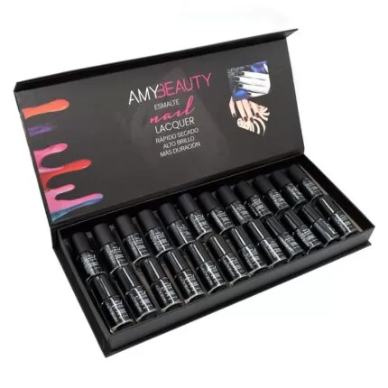 Esmalte Nail Lacquer (Black) Amy Beauty.