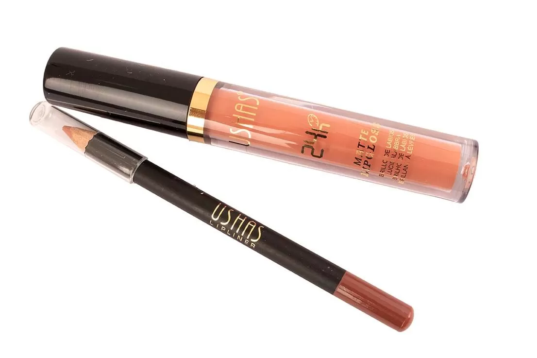 Delineador y brillo labial - Ushas