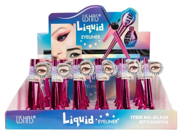 Delineador líquido punta fina negro - Ushas - Imagen 2