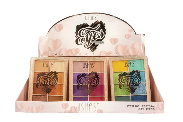 Paleta de sombras Eye 3 tonos - Ushas (x12) - Imagen 3