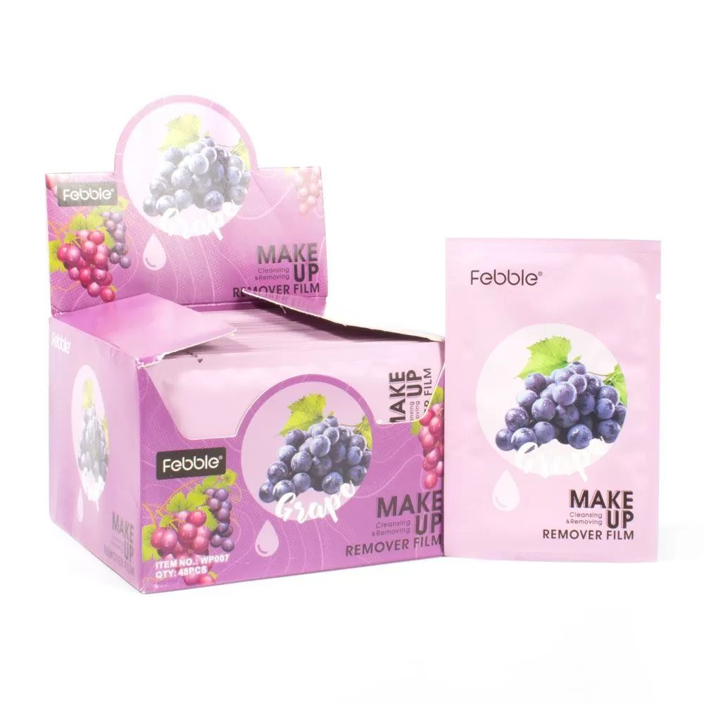 ZAR-WP007 toallita desmaquillante de uva - febble