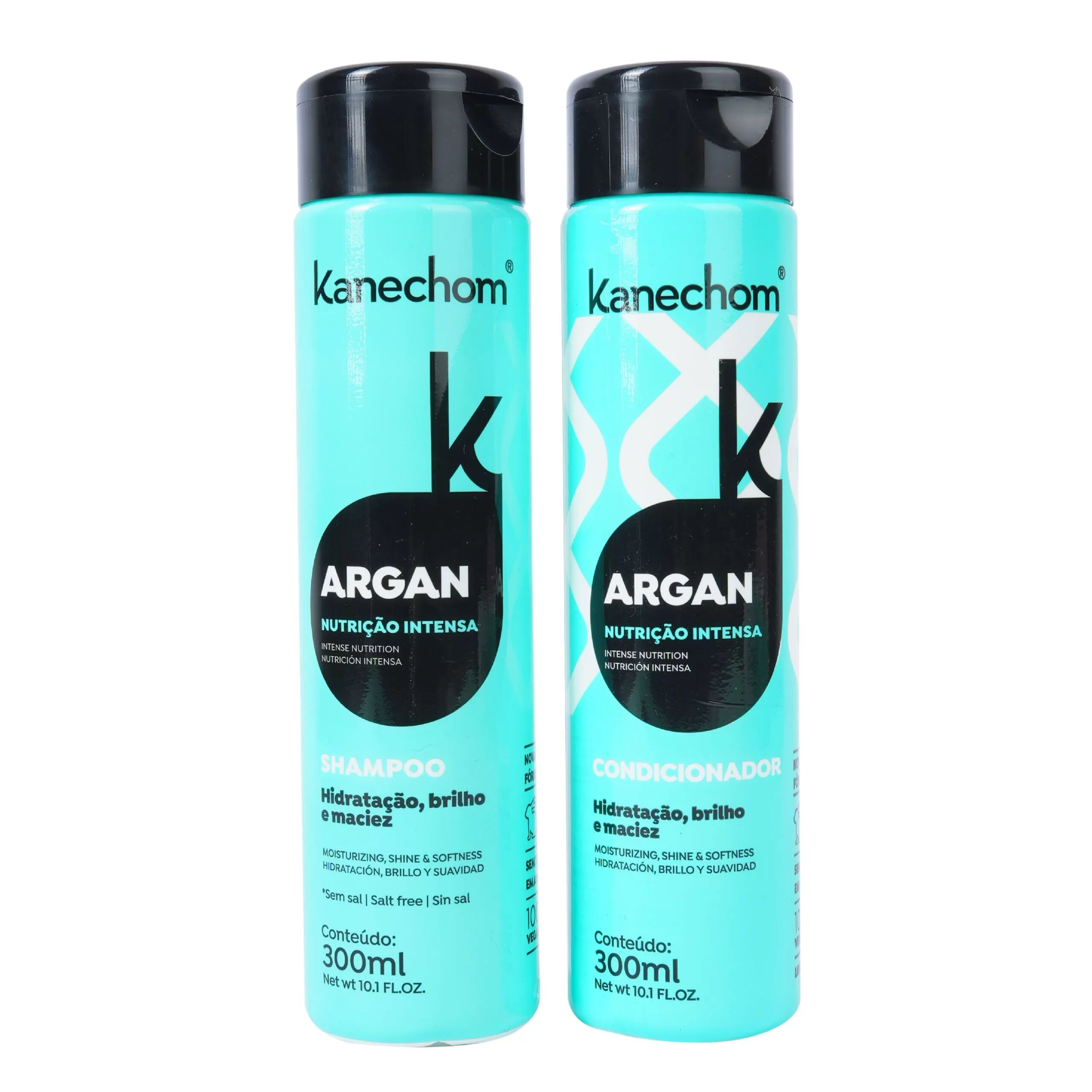 006013 Kit Shampoo + Acondicionador Argan - Kanechom 600 ml