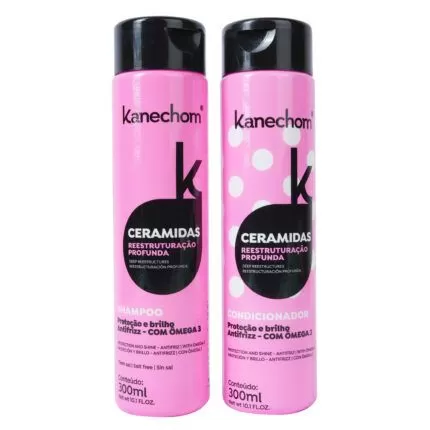 Kit shampoo + acondicionador ceramidas kanechom