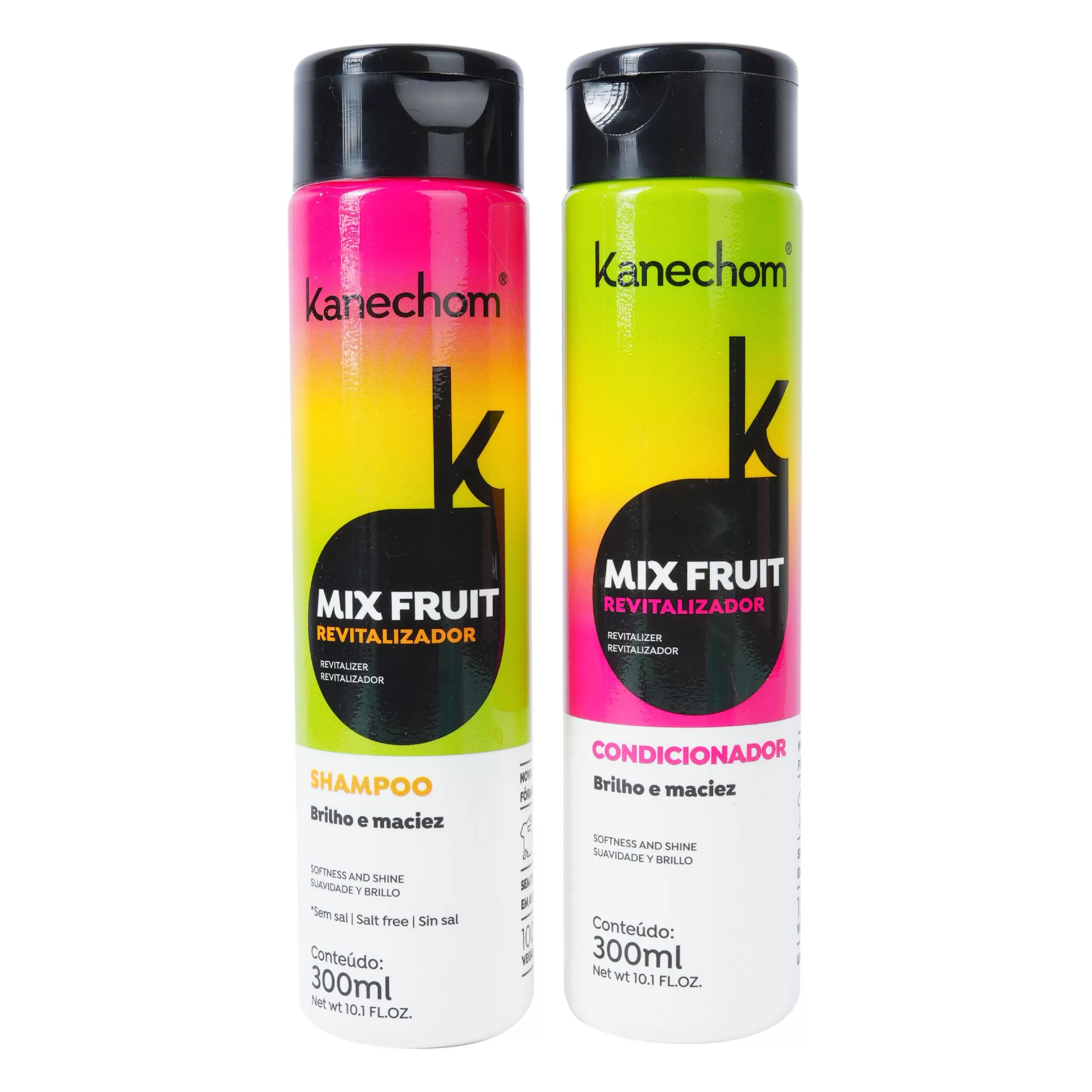 006051 Kit Shampoo + Acondicionador Mix Fruit Kanechom 600 ML