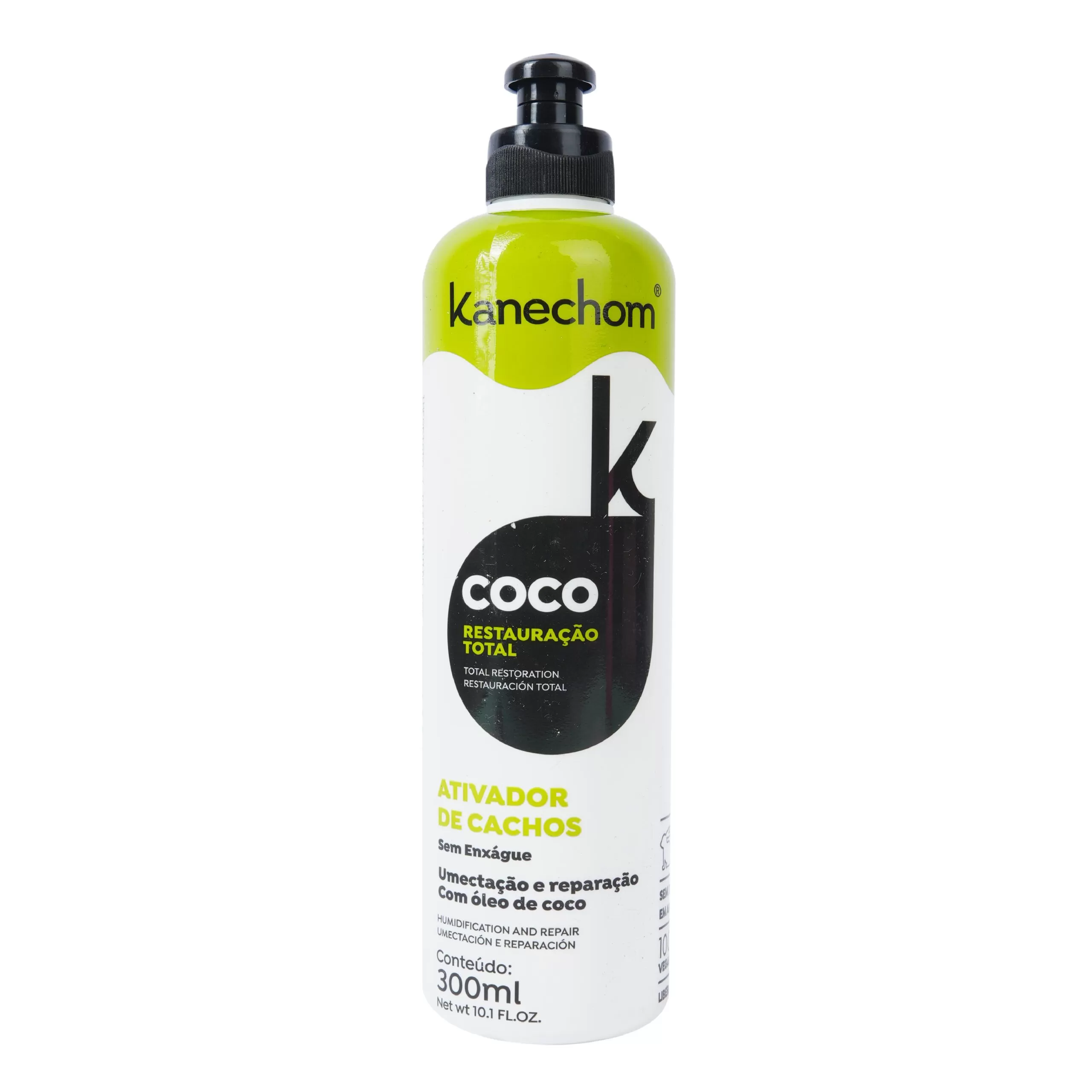 006112 La Crema de Peinar Oleo de Coco - Kanechom 300ml, es un producto capilar diseñado para proporcionar hidratación, nutrición y suavidad al cabello, utilizando las propiedades beneficiosas del aceite de coco.