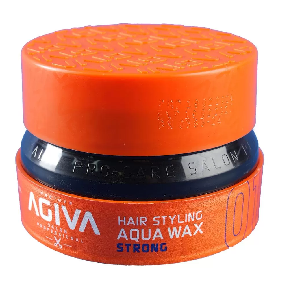 000028 Cera de peinar Styling Aqua Wax 01 Strong Orange - Agiva 155ml - Imagen 1