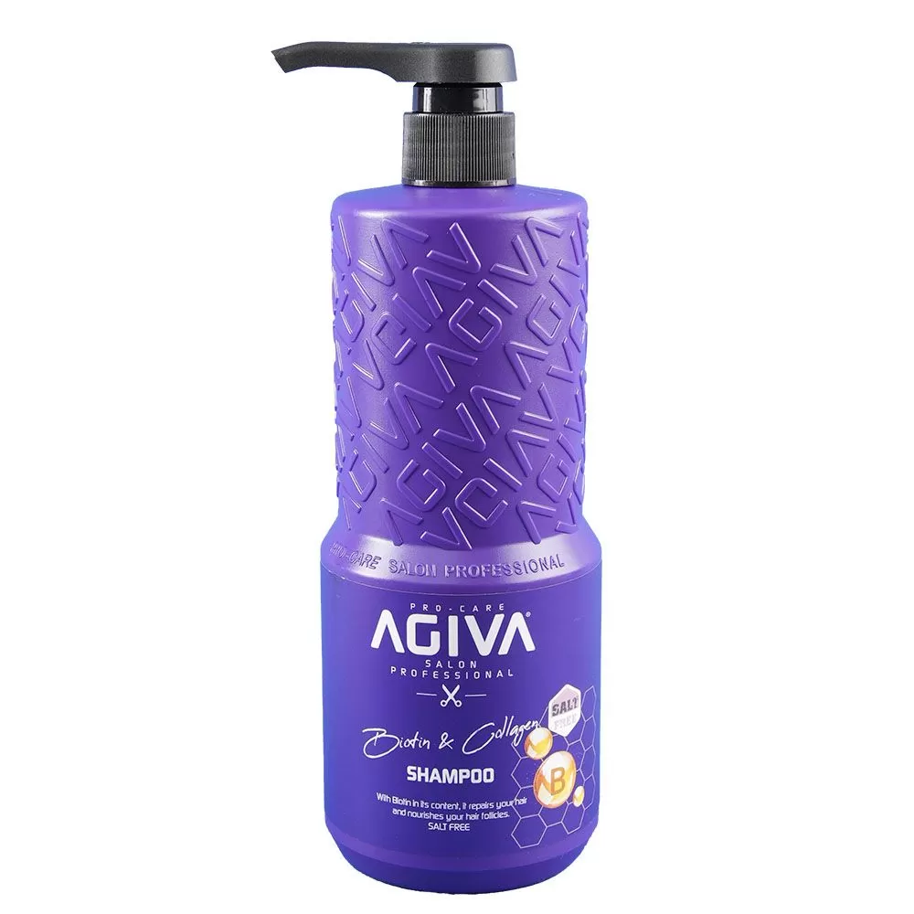 000271 Shampoo Biotina y Colágeno 800 ml - Agiva