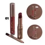 Lip Set 3 en 1 – Labial, Gloss y Delineador de Labios | Ushas