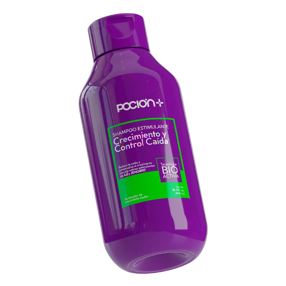 Shampoo Crecimiento y Control Caída - POCIÓN + - Imagen 1
