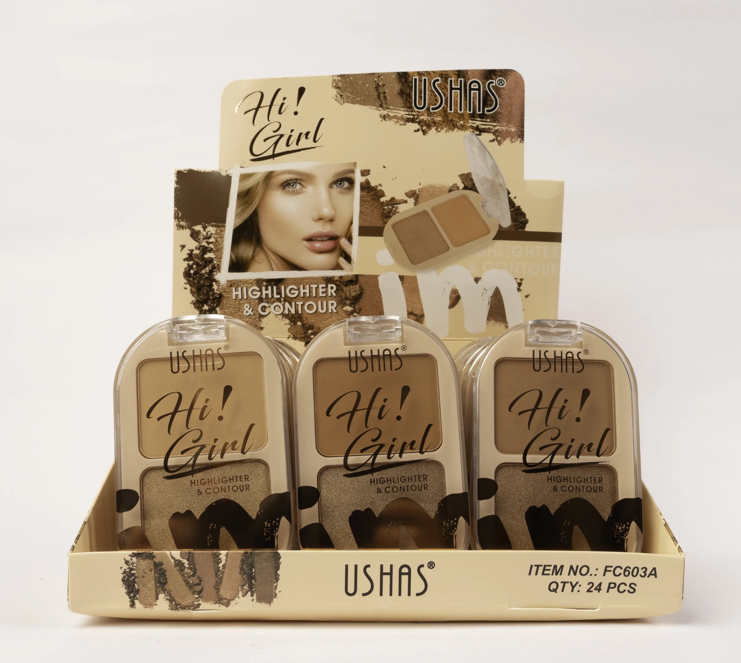 ZAR-FC603A Paleta de Bronceador y Contorno - Ushas - Imagen 1