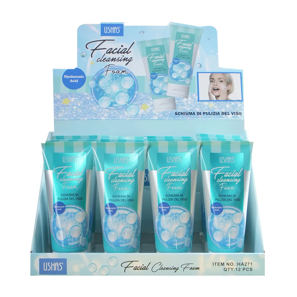 Espuma Limpiadora Facial con Ácido Hialurónico - USHAS - Imagen 1