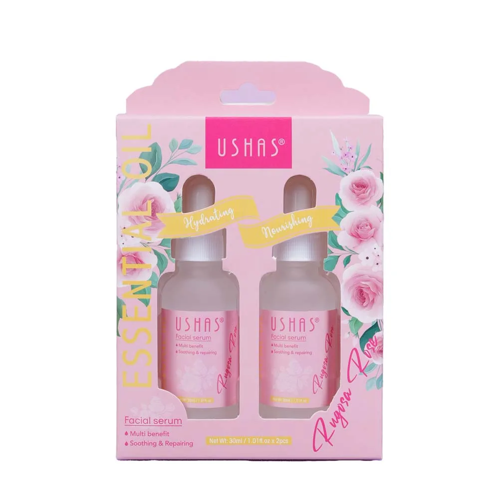 Set Esencial Sérum Facial Rosa Rugosa x2 - USHAS - Imagen 1