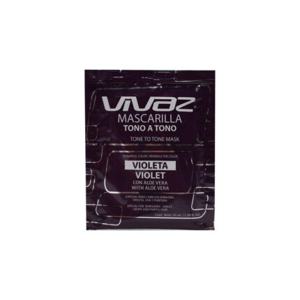 mascarilla capilar violeta para cabello teñido