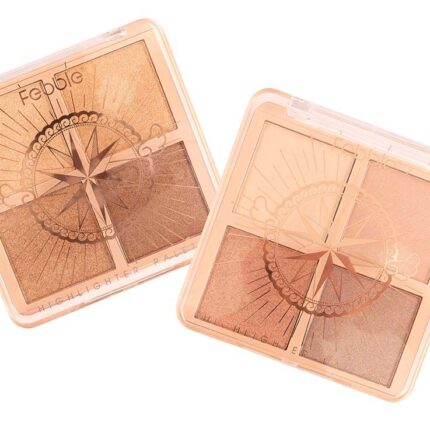 paleta de iluminadores profesional 4 tonos