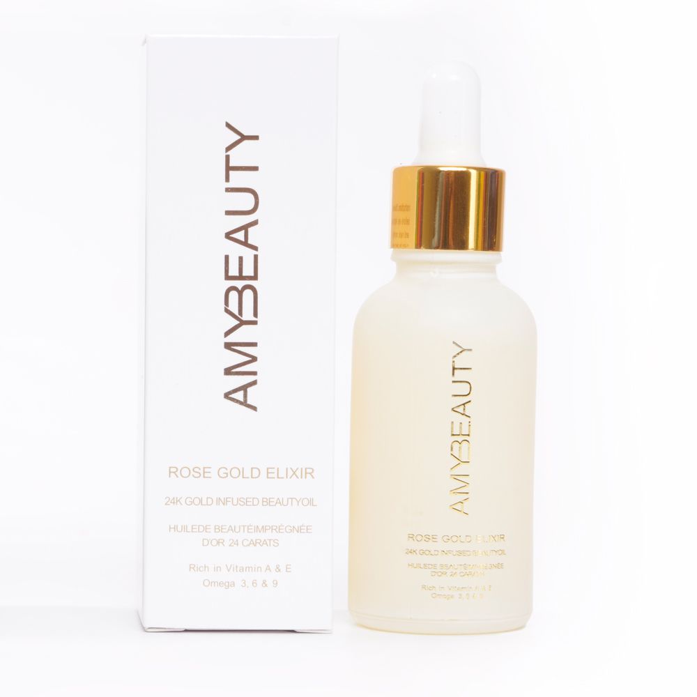 SERUM ROSE GOLD ELIXIAR BLANCO - AMY BEAUTY serum primer iluminador con oro