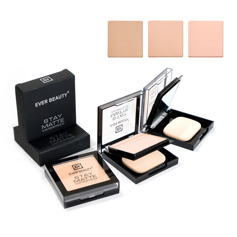 POLVO COMPACTO - EVER BEAUTY polvo compacto mate para rostro