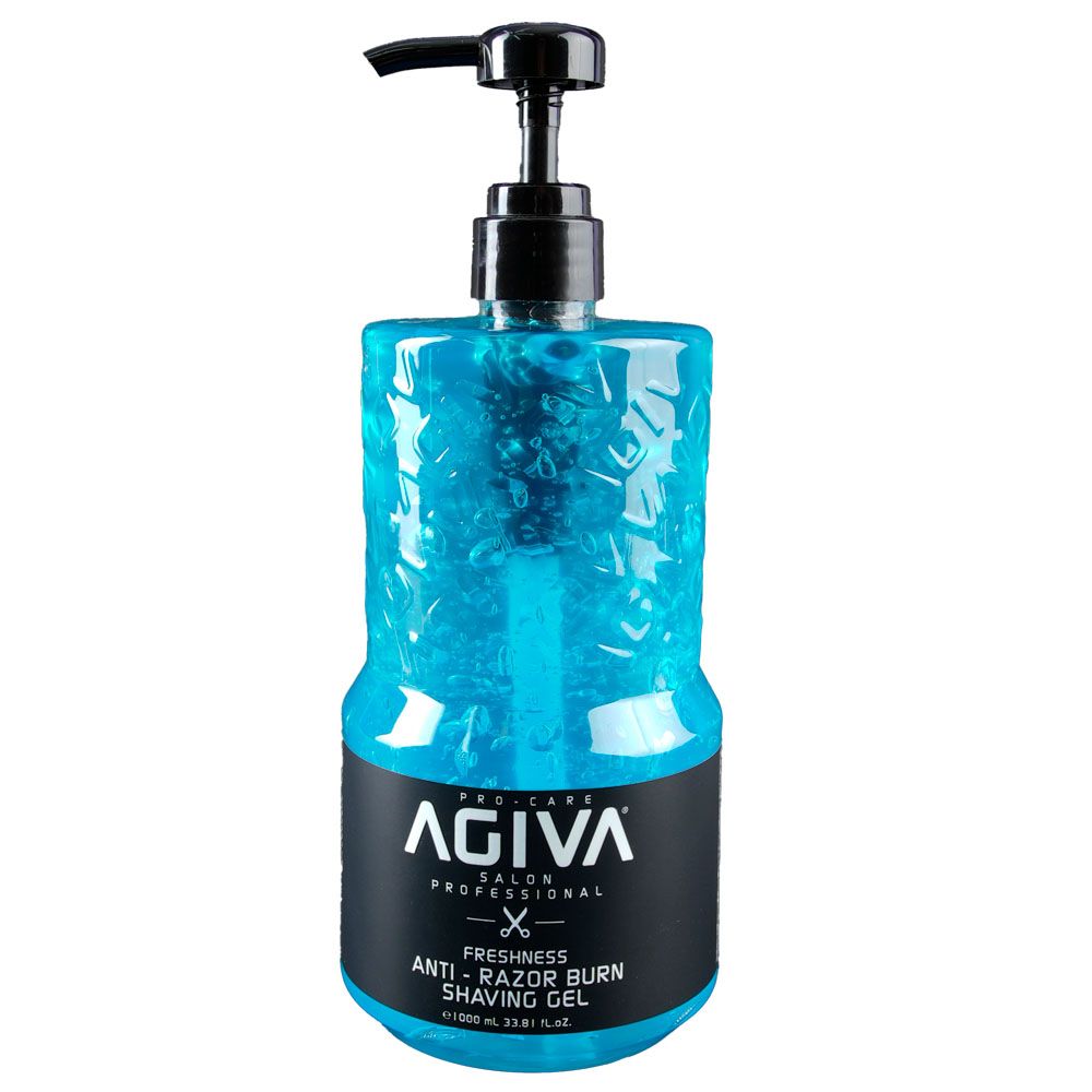 Gel de afeitar 1000ml - Agiva gel de afeitar profesional 1 litro
