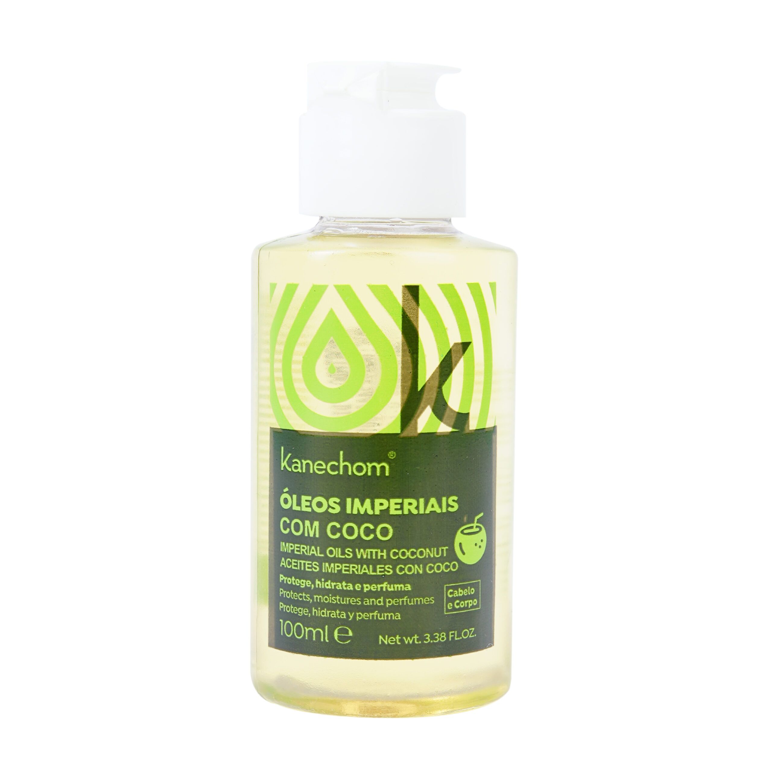 Aceite para cabello y corporal de coco - Kanechom aceite de coco para cabello y cuerpo