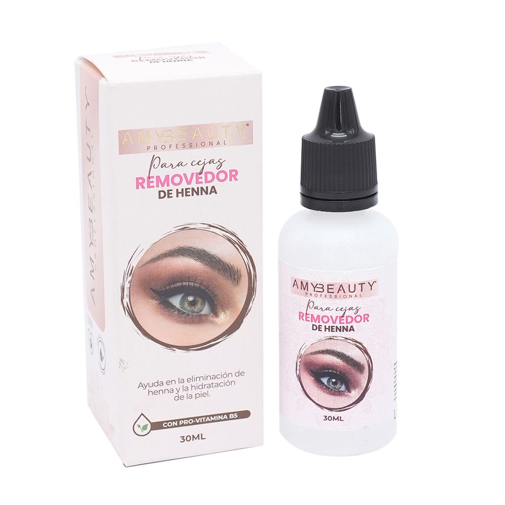 removedor de henna para cejas
