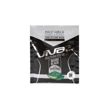 mascarilla tono a tono negro con keratina