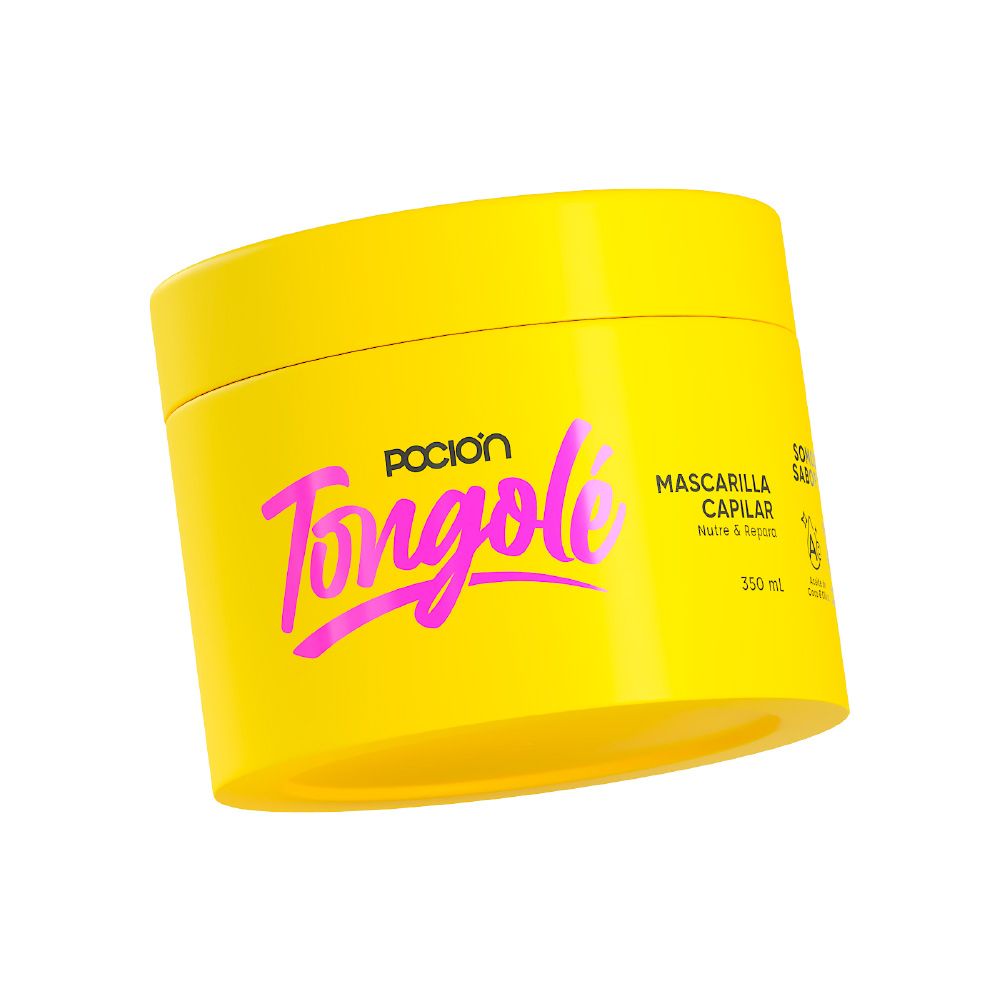 Mascarilla Capilar Tongolé- POCIÓN mascarilla reparadora cabello rizado
