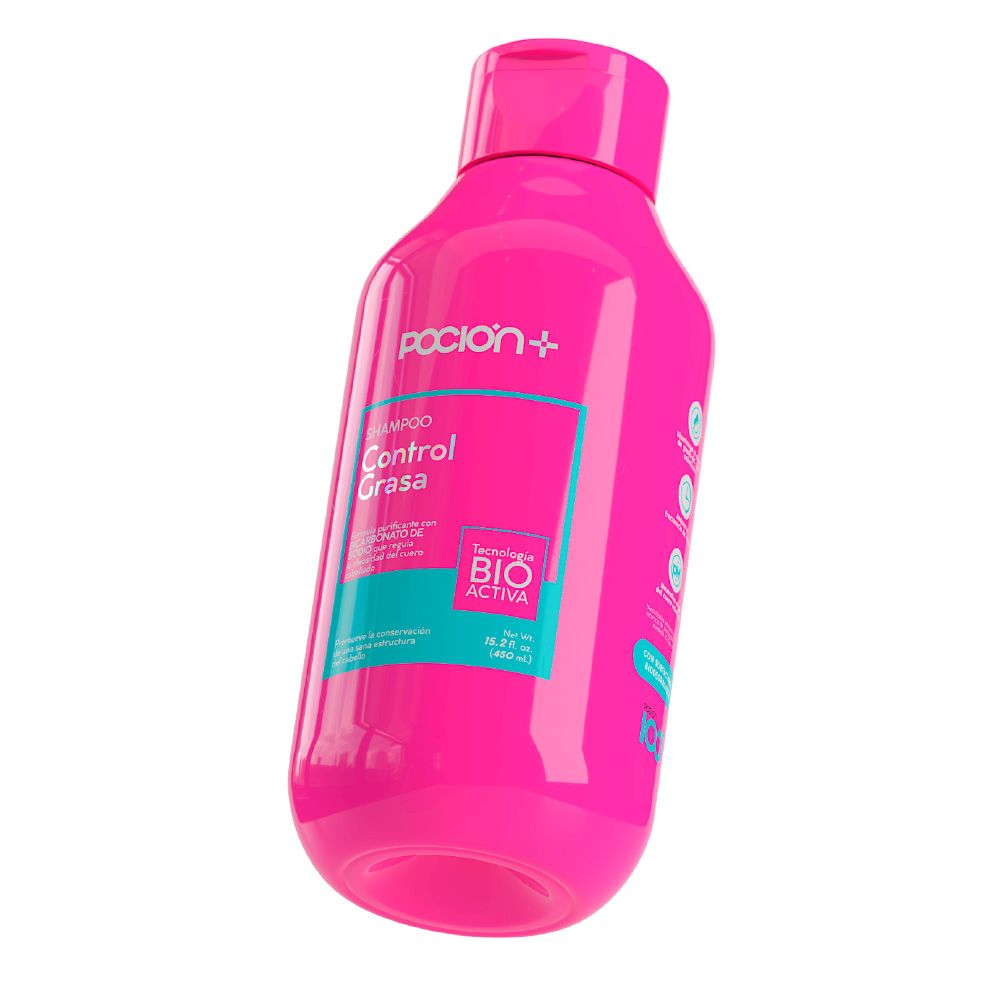 Shampoo Control Grasa - POCIÓN + shampoo para cabello graso
