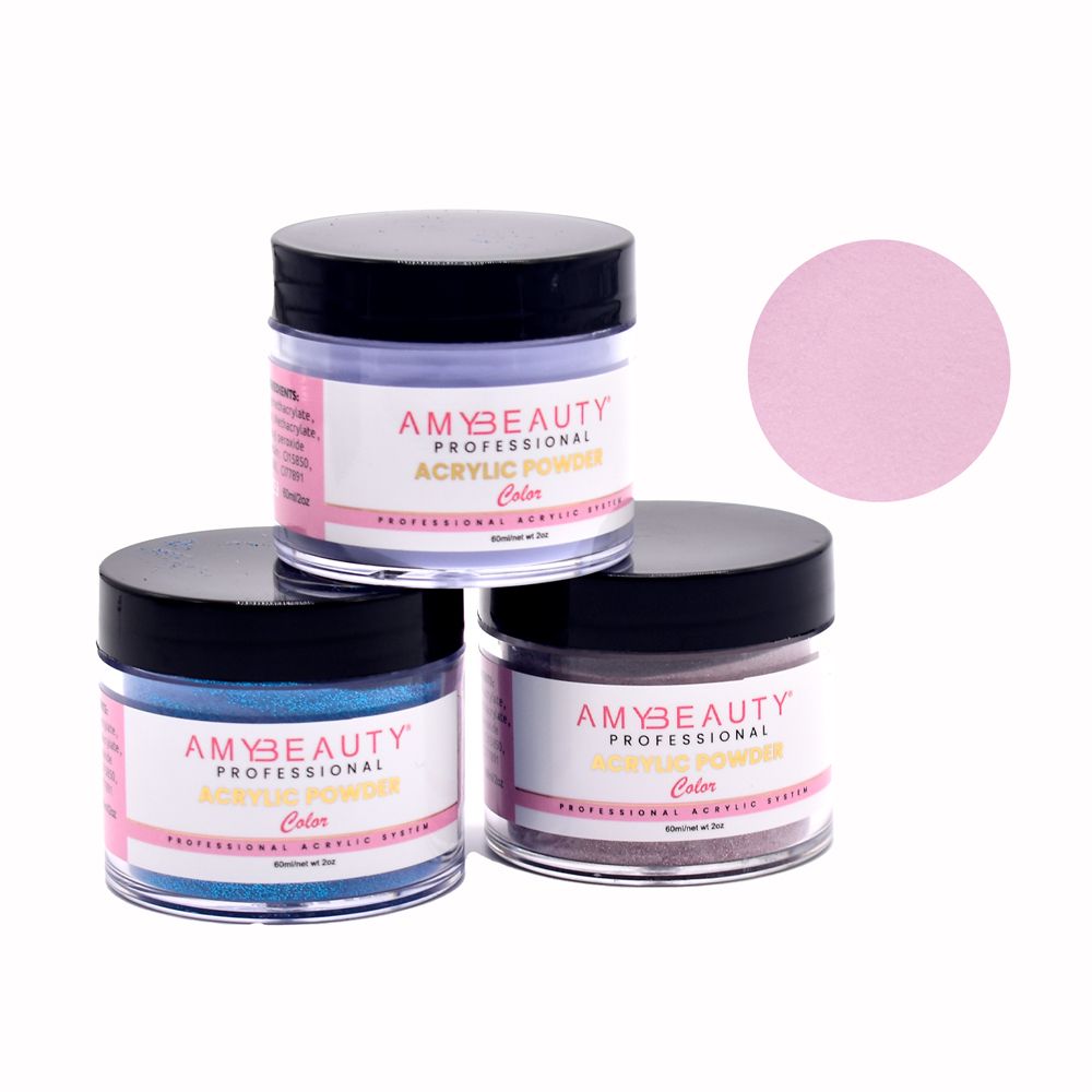 Polvo Acrílico 60g - Amybeauty polvo acrílico para uñas profesional