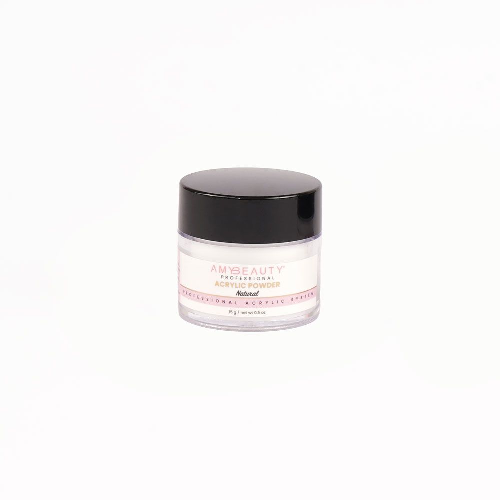 POLVO ACRILICO NATURAL 15g AMY BEAUTY polvo acrílico para uñas profesional