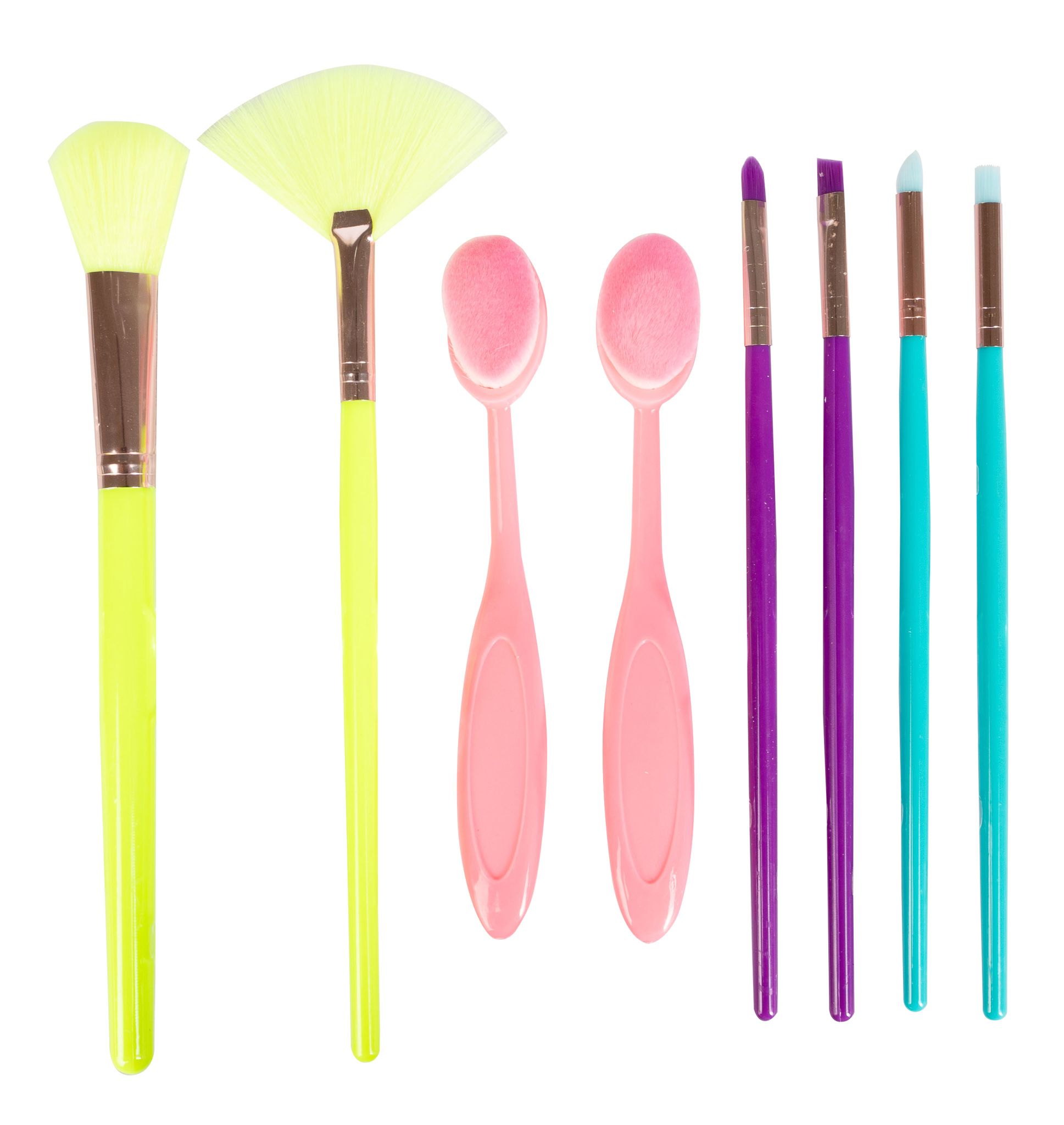 Set de brochas x 10 - USHAS kit de brochas de maquillaje profesional