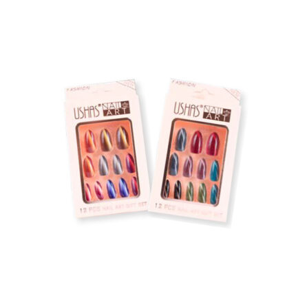 kit de uñas postizas efecto espejo