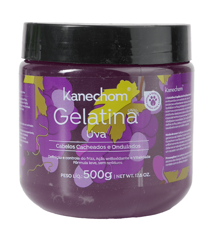 Gel de Peinar GELPROTEIN de Kanechom Uva gel fijador con proteína para cabello