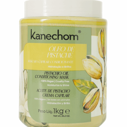 mascarilla reparadora de cabello con pistacho