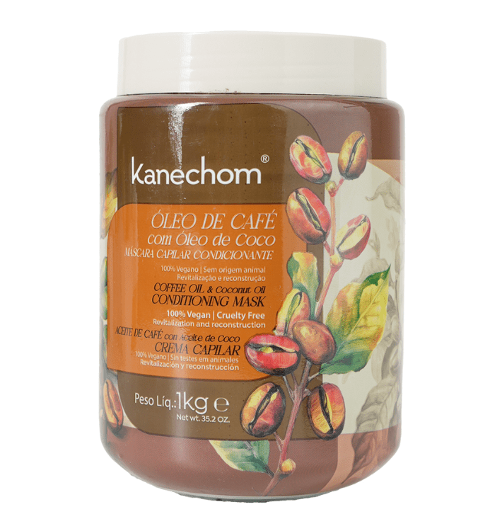 Mascarilla Intensiva Óleo de Café y Coco Kanechom mascarilla reparadora para cabello dañado