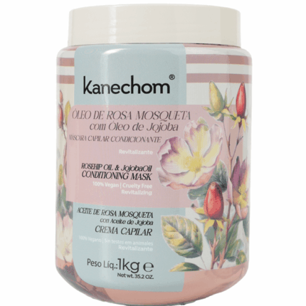 mascarilla reparadora de cabello con rosa mosqueta