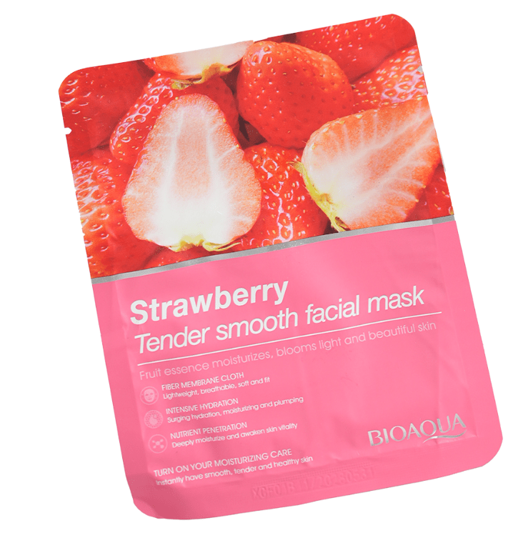 MASCARILLA FACIAL mascarilla facial hidratante con fresa