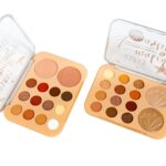 paleta de sombras con iluminador profesional