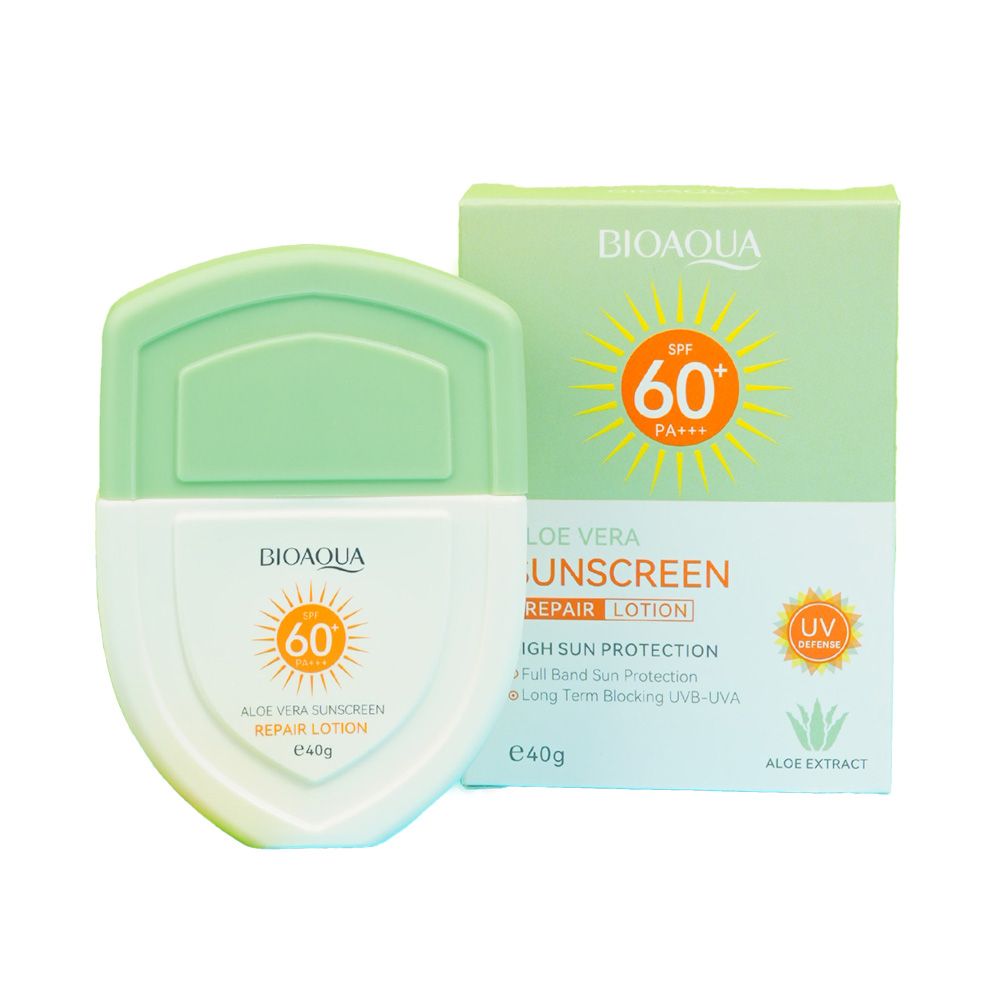 Protector Solar Aloe Vera - Bioaqua protector solar facial con aloe vera