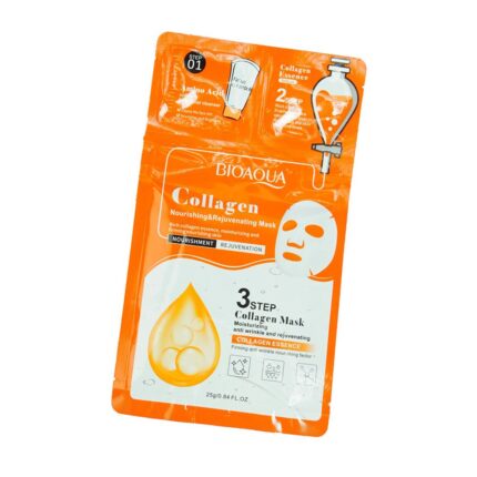 mascarilla facial de colágeno hidratante