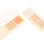 paleta de iluminadores satinados para rostro