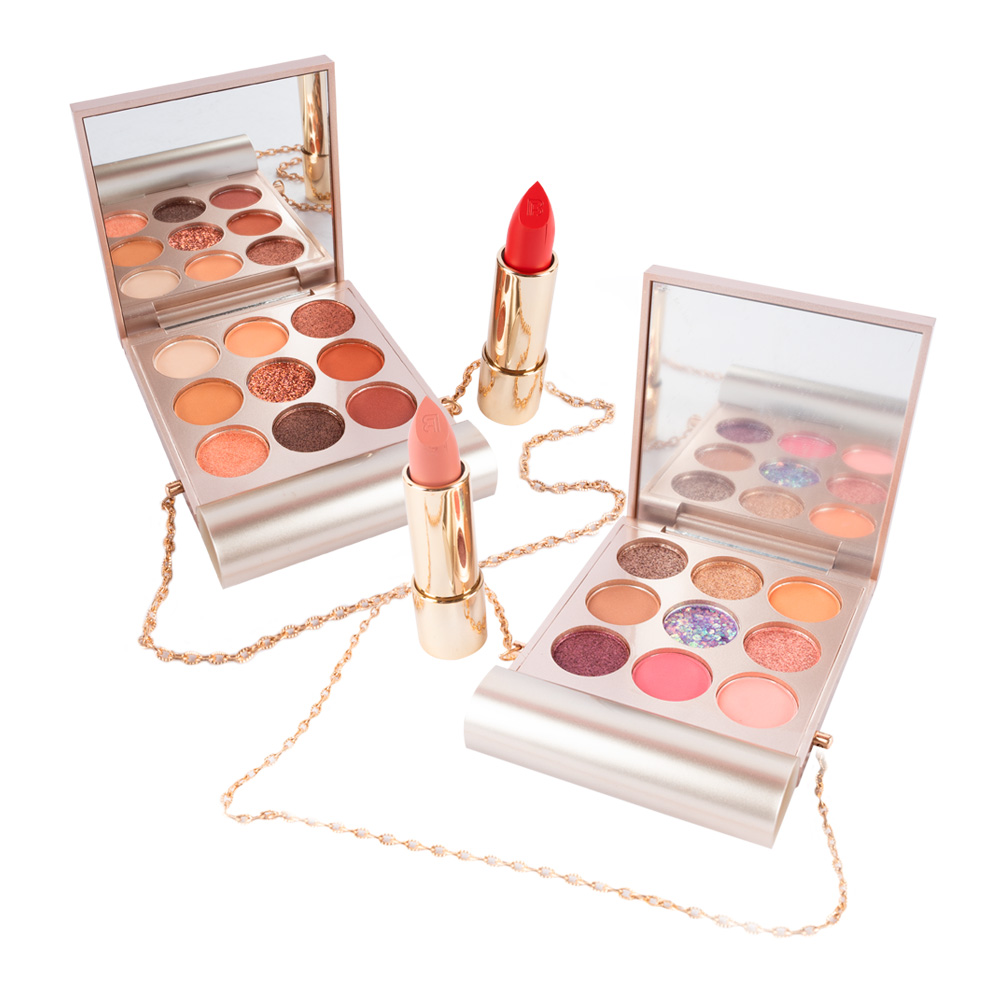 Paleta de Sombras y Labiales - Ushas paleta de sombras y labiales profesional