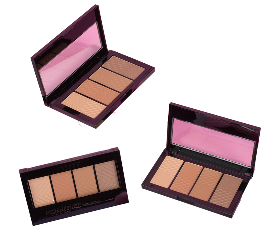 Paleta De Contorno y Bronceado Profesional - Ushas paleta de contorno profesional